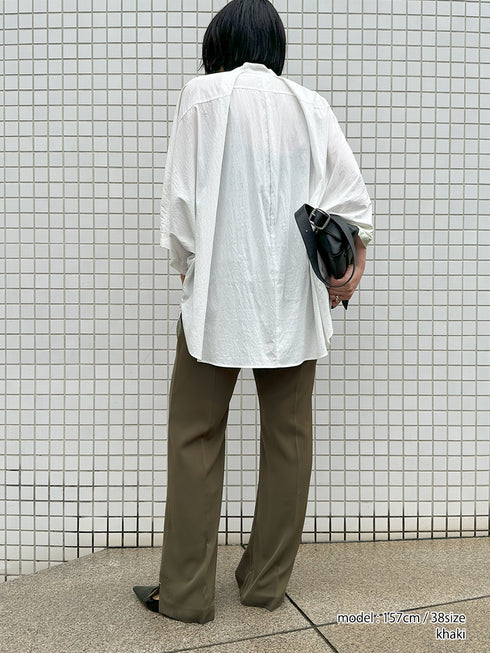 【 予約:9/下旬 】SIDE SLIT SLACKS /Y253-31103-2